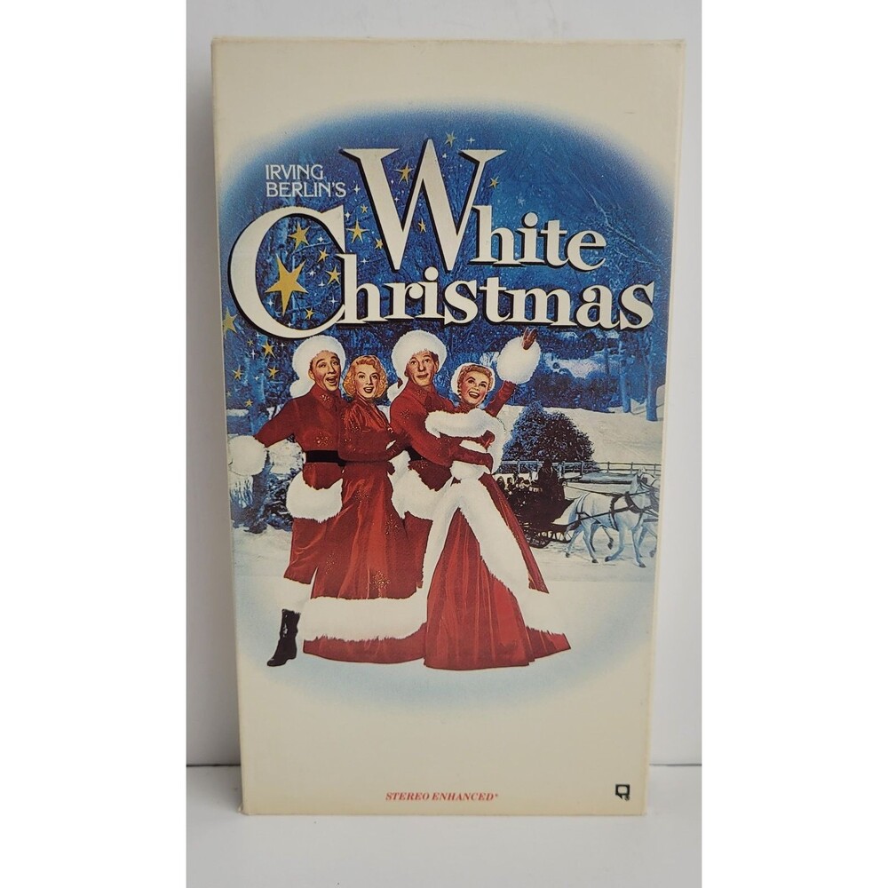 White Christmas VHS 1990 Irving Berlin Classic Holiday Movie Vtg Tape